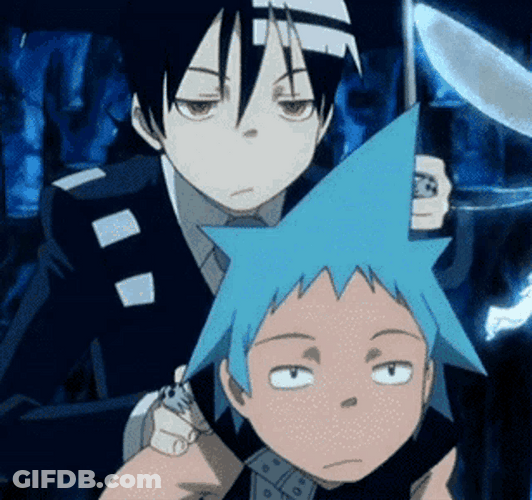 Soul Eater Death Kid Black☆Star GIF