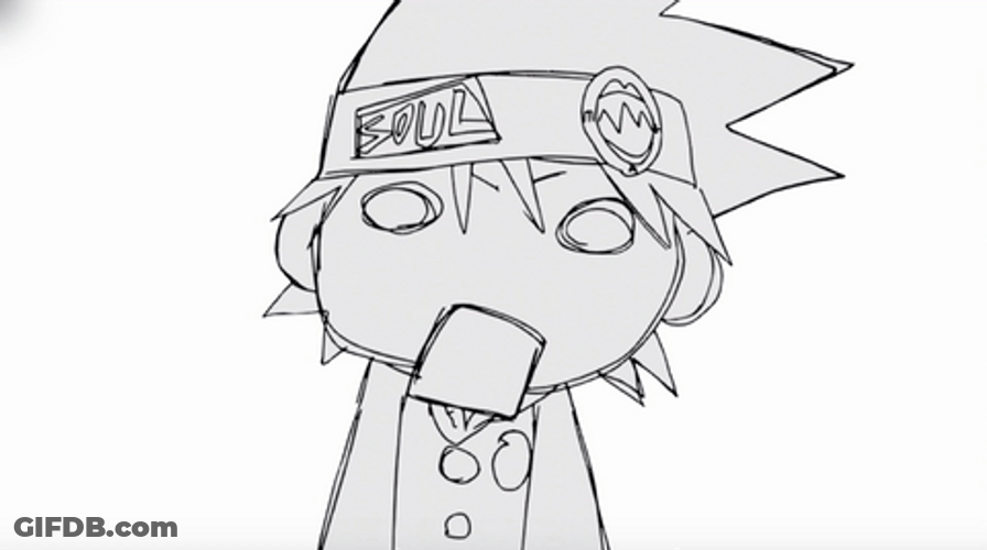 Soul Eater Evans Maka Albarn Illustration GIF