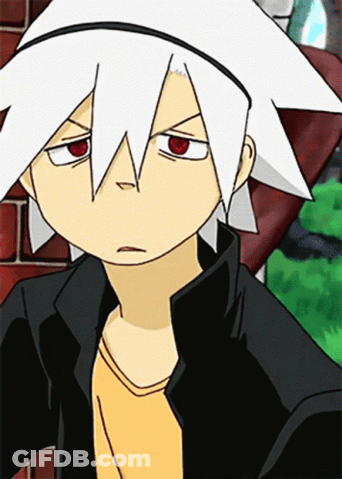 Soul Eater Evans Shocked Mad Reaction GIF