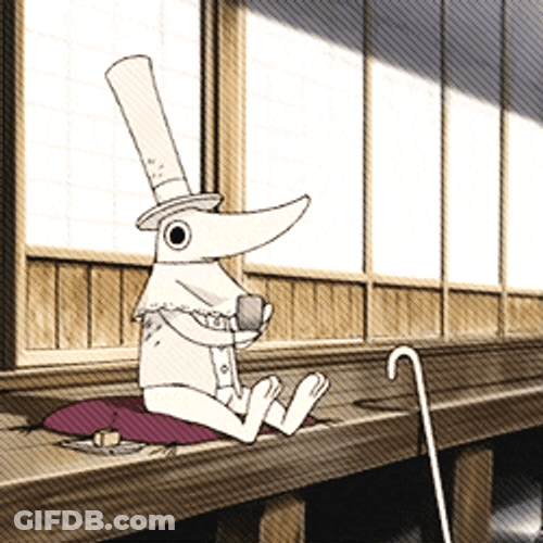 Soul Eater Excalibur Drinking GIF