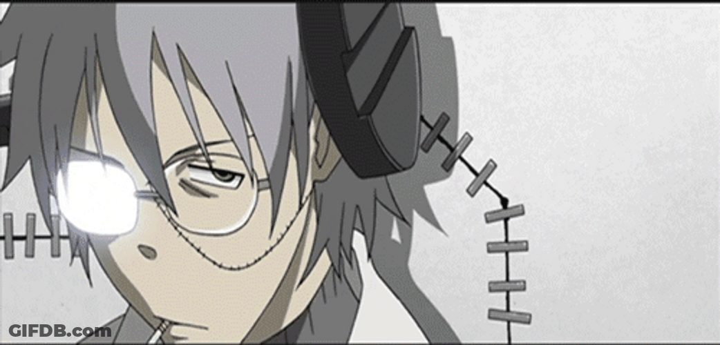 Soul Eater Franken Stein Evil Look GIF