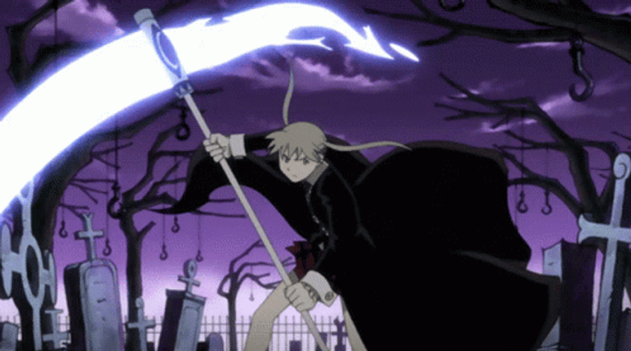 Soul Eater Maka Albarn Glowing Weapon GIF