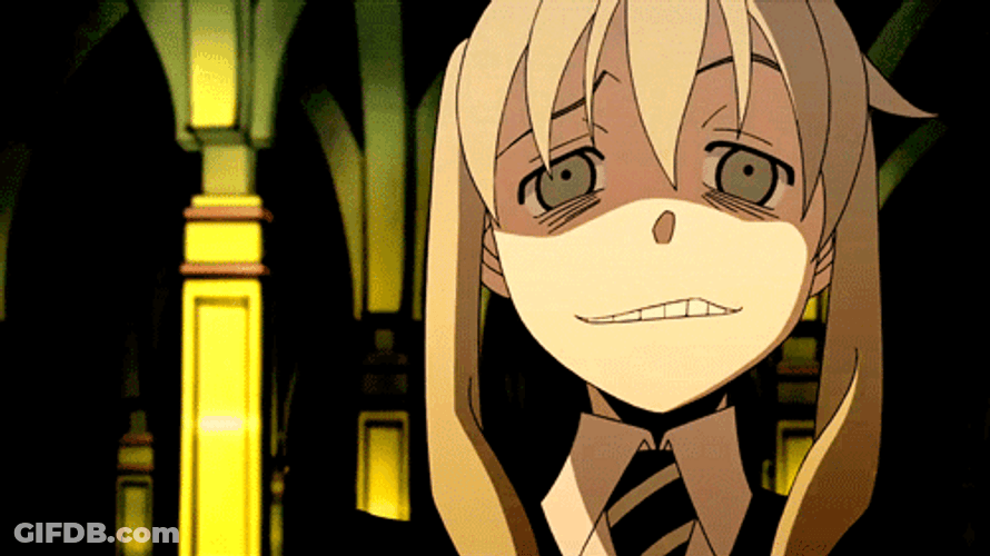 Soul Eater Maka Albarn Nodding Giggle GIF
