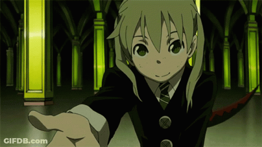 Soul Eater Maka Albarn Smiling GIF
