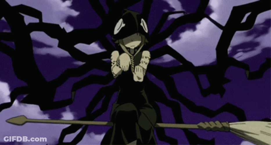Soul Eater Medusa Power Transformation GIF