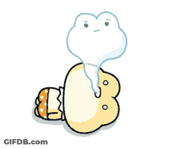 Soul Leaving Body Cute Frog Cartoon GIF