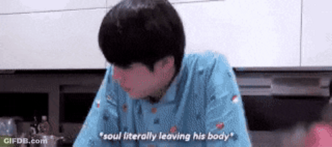 Soul Leaving Body Funny BTS Jin GIF