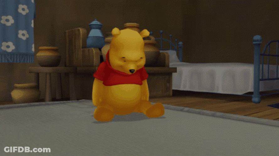 Soul Leaving Body Sleepy Winnie The Pooh GIF