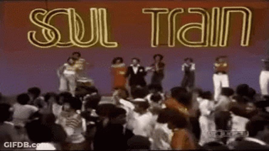 Soul Train Dance Party In The Crowd GIF