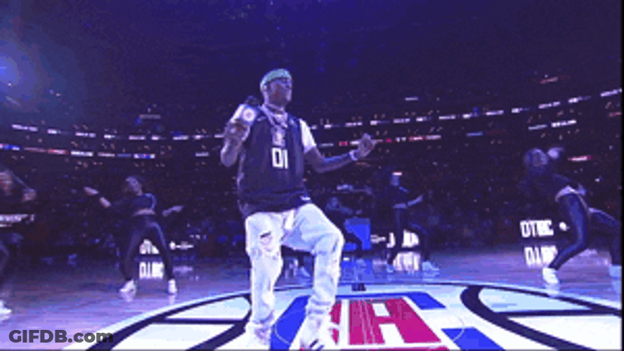 Soulja Boy NBA Performance GIF
