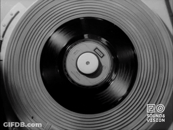 Sound Of Music Spin Spinning Vinyl GIF