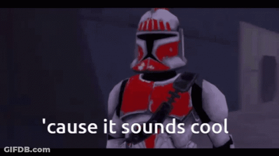 Sounds Cool Stormtrooper GIF
