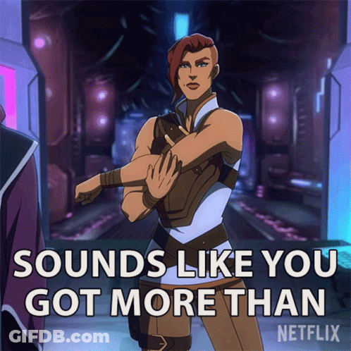 Sounds Like You Got More Than Netflix Advertisement GIF