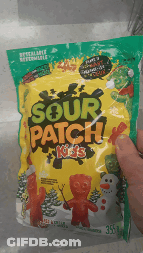 Sour Patch Kids Chewy Candy GIF