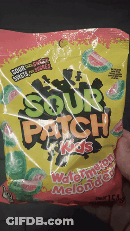 Sour Patch Kids Watermelon Soft Candy GIF