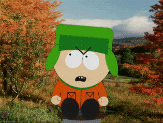 South Park Angry Kyle Broflovski GIF