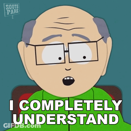 South Park Bald Character Says I Completely Understand GIF