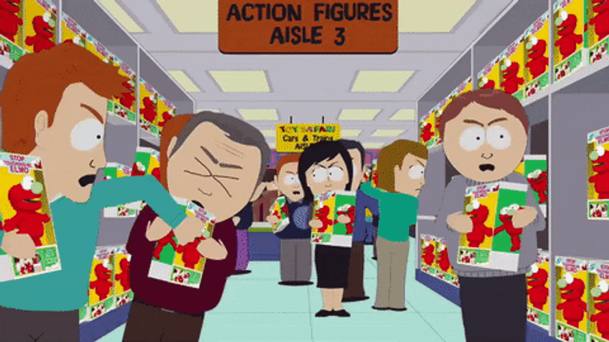 South Park Black Friday Shopping Mayhem GIF