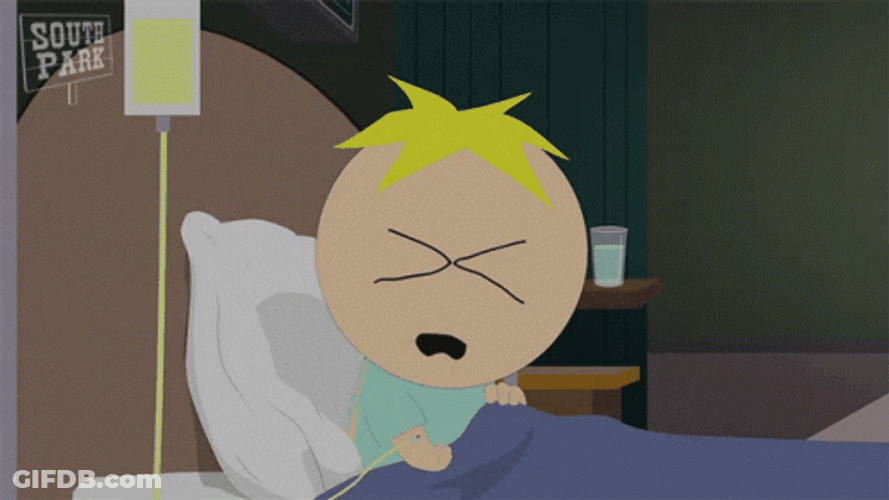 South Park Butter Stotch Hell Nah Hiding GIF