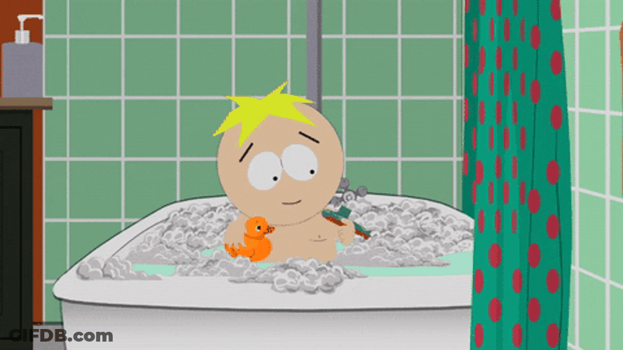 South Park Butters Scotch Bubble Splash GIF