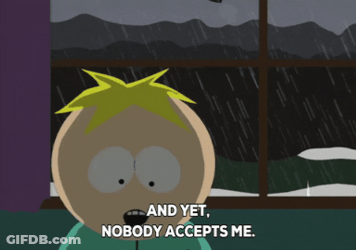 South Park Butters Stotch Lightning Strike GIF