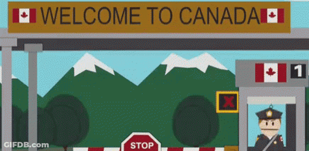 South Park Canada Border GIF