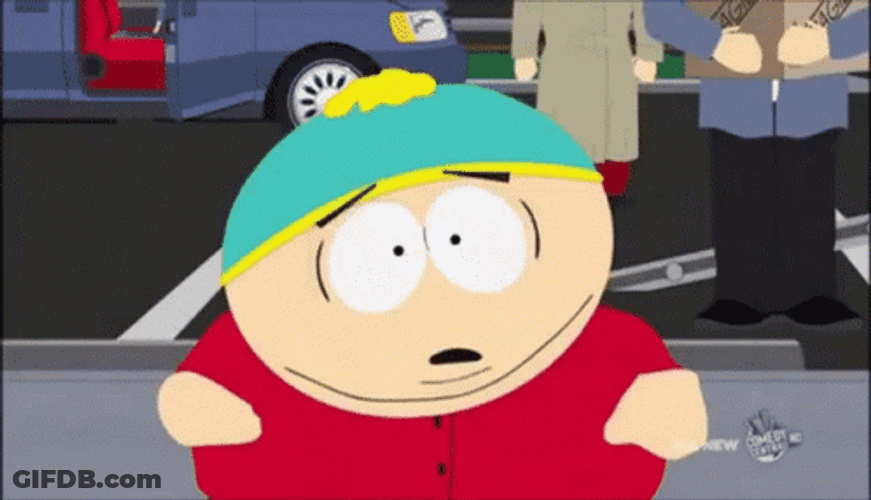South Park Cartman Brain Exploding GIF