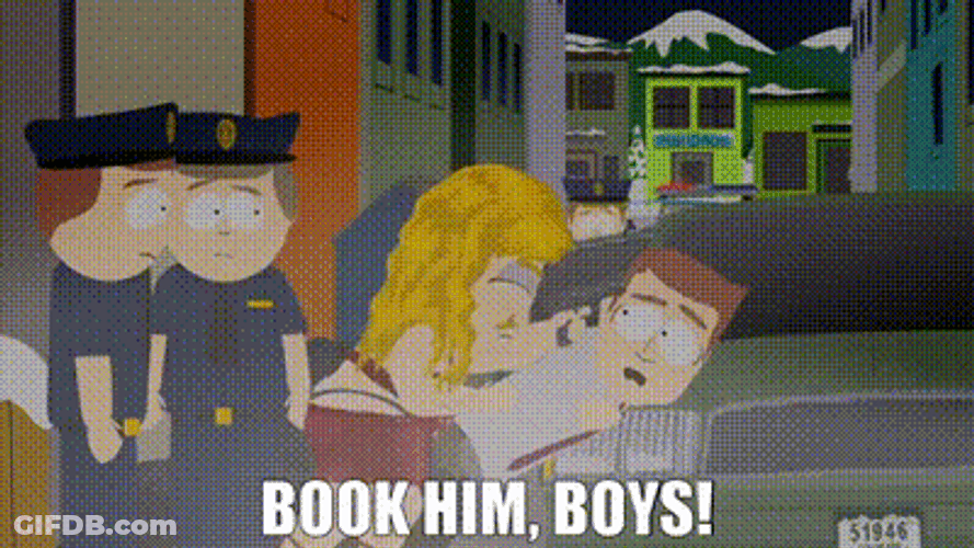 South Park Cartoon Series Book It Danno GIF