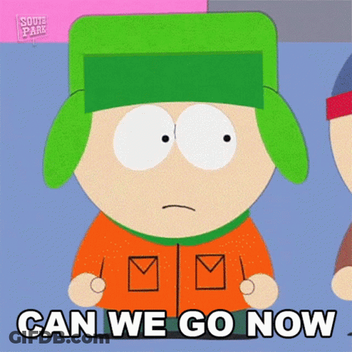 South Park Character Asking Can We Go Now GIF