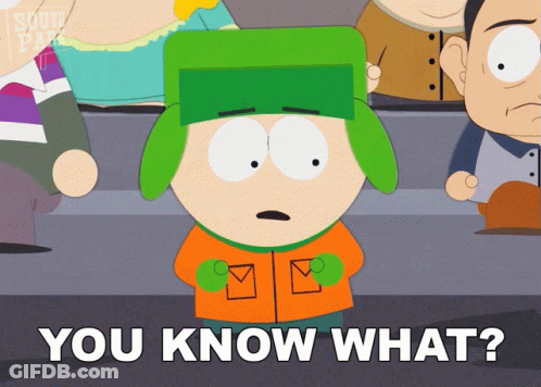 South Park Character Asking Know What GIF