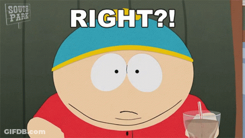 South Park Character Holding Milkshake GIF