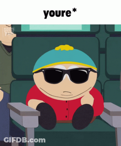 South Park Character Saying Awesome GIF