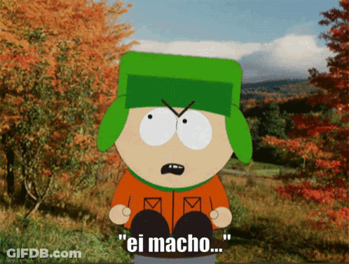South Park Character Saying Ei Macho GIF