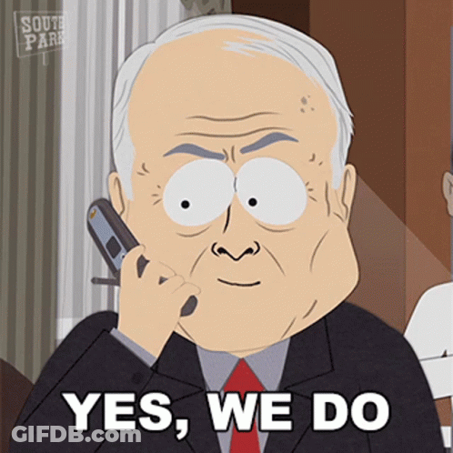 South Park Character Saying Nicely Done GIF