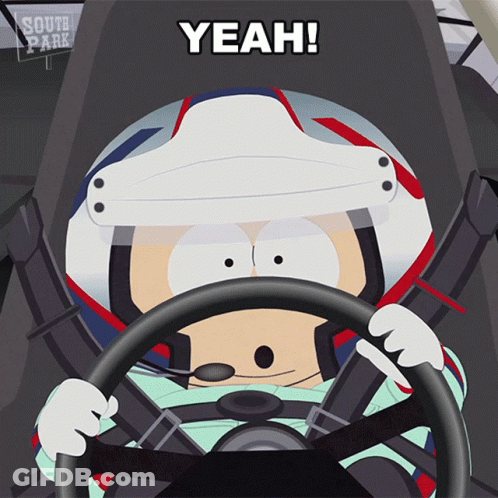 South Park Character Saying Yeah GIF