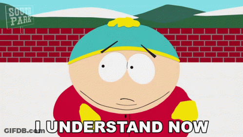 South Park Character Says I Understand Now GIF