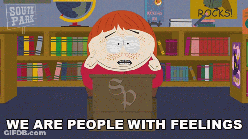 South Park Character Sitting At Desk GIF