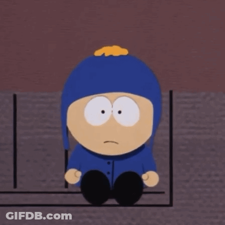 South Park Character Sitting Cross-Legged GIF