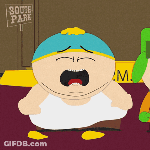 South Park Character Sitting In Car GIF