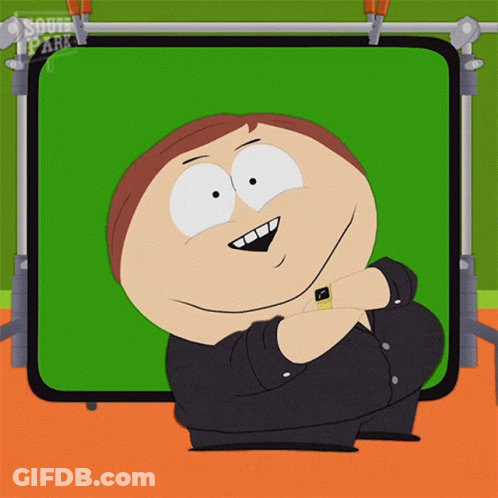 South Park Character Smiling GIF