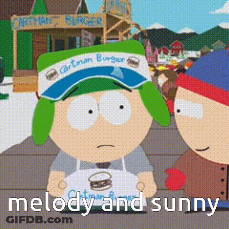 South Park Character Wearing Artisan Burger Hat GIF