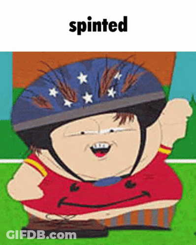 South Park Character Wearing Helmet Smiling GIF