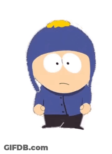 South Park Character With Blue Hat GIF