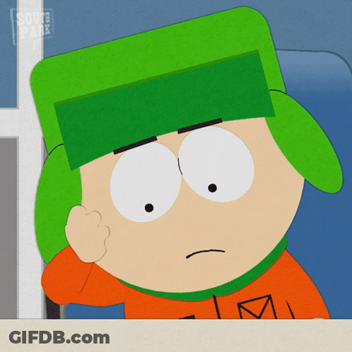 South Park Character With Green Hat GIF