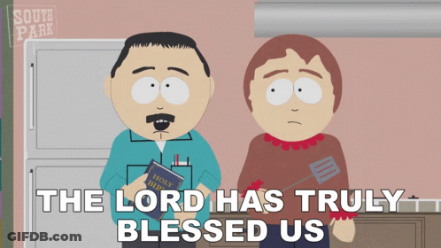 South Park Characters Blessed By Lord GIF