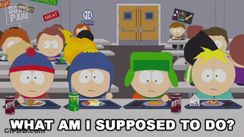 South Park Characters Eating GIF