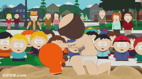 South Park Characters Kenny And Stan GIF