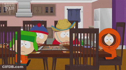 South Park Characters Playing A Game GIF