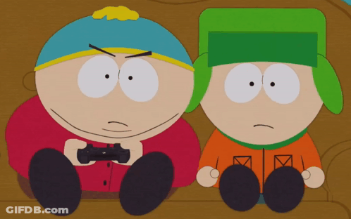 South Park Characters Playing Game GIF