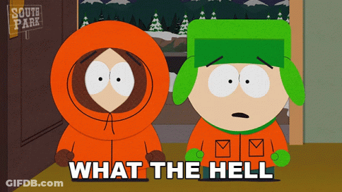 South Park Characters Saying What The Hell GIF